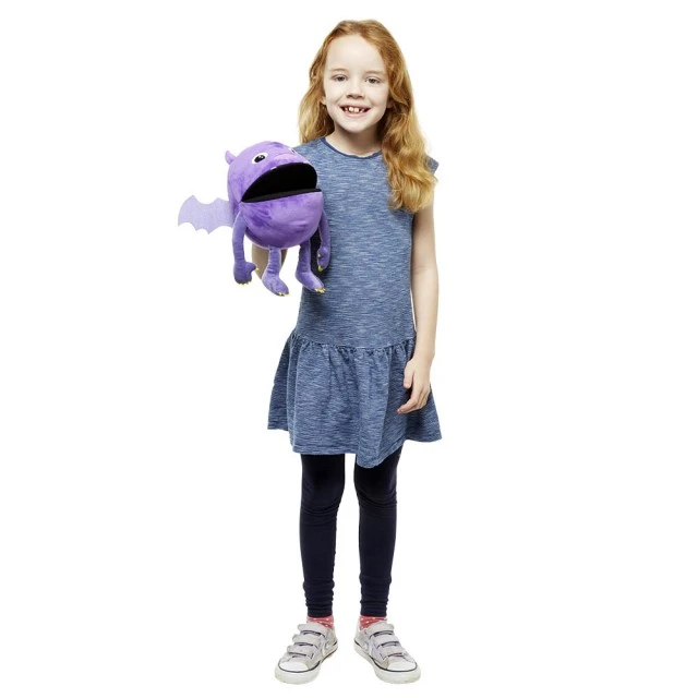 Κούκλα θεάτρου Baby Monster μωβ 35 εκ.
