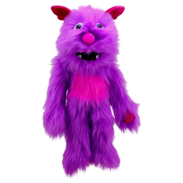 Θεατρική μαριονέτα Purple Monster με ήχο 56 εκ.