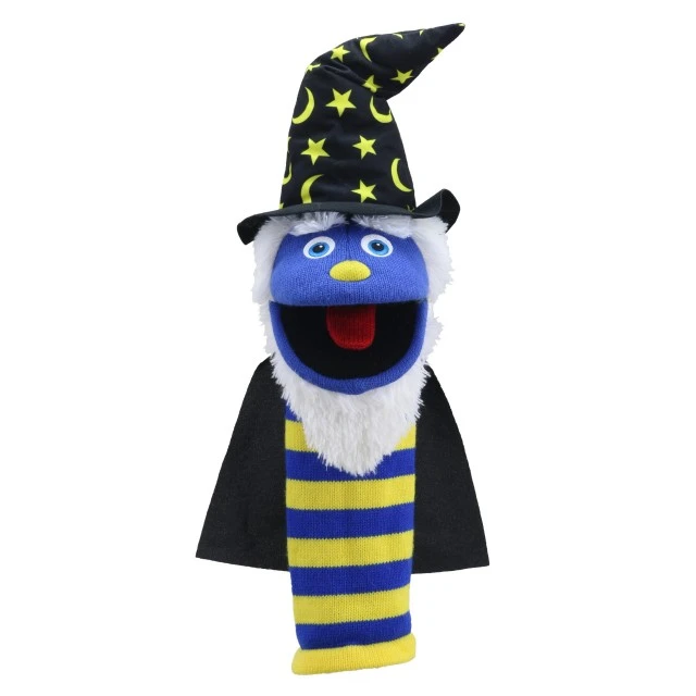Κούκλα κουκλοθεάτρου Sock Monster Wizard 38 εκ.