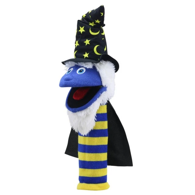Κούκλα κουκλοθεάτρου Sock Monster Wizard 38 εκ.