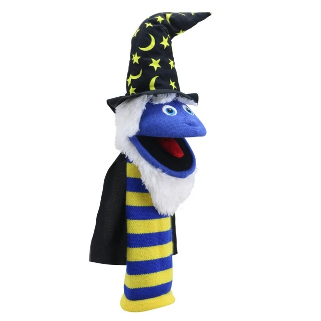 Κούκλα κουκλοθεάτρου Sock Monster Wizard 38 εκ.