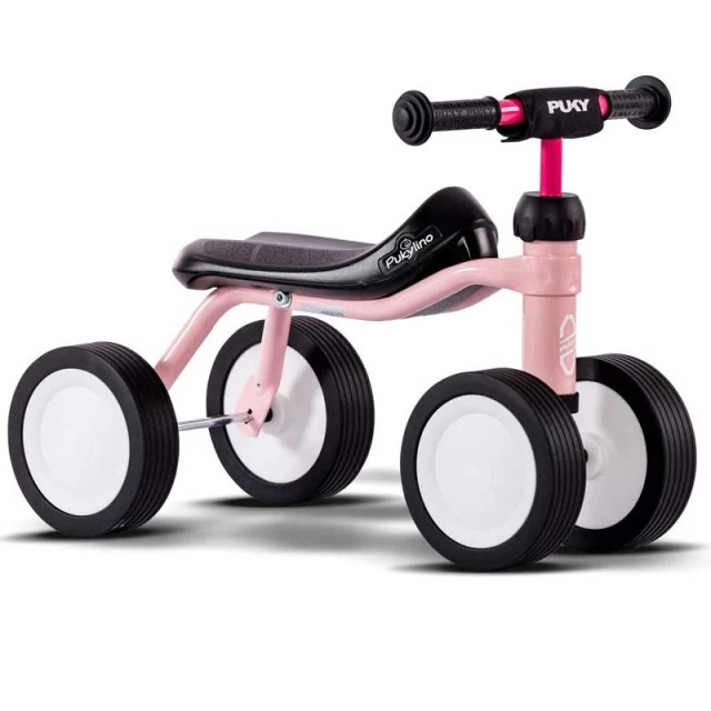 Τετράτροχο ποδήλατο για παιδιά άνω του 1 έτους PUKY PUKYLINO σε ρετρό ροζ χρώμα