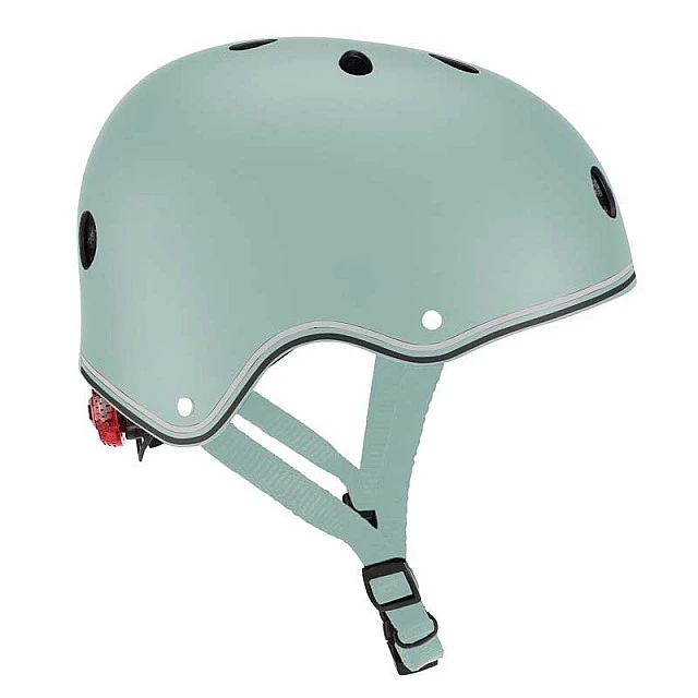 Παιδικό κράνος ποδηλάτου και σκούτερ Globber Primo Lights XS/S (48-53CM) - πράσινο