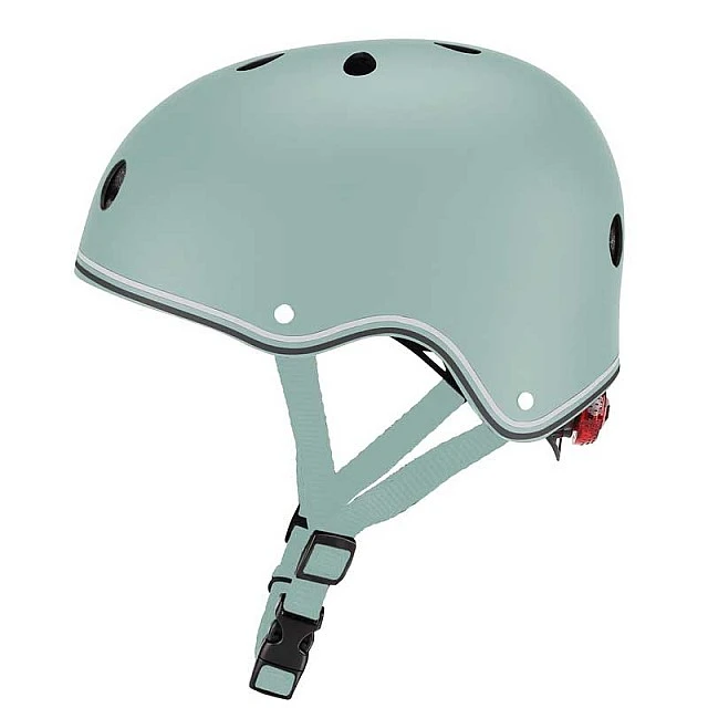 Παιδικό κράνος ποδηλάτου και σκούτερ Globber Primo Lights XS/S (48-53CM) - πράσινο