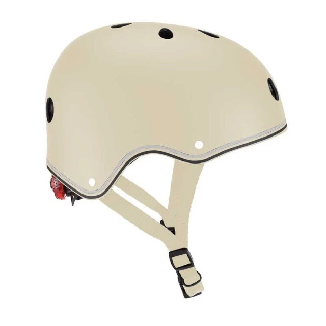 Παιδικό κράνος ποδηλάτου και σκούτερ Globber Primo Lights XS/S (48-53CM) - μπεζ