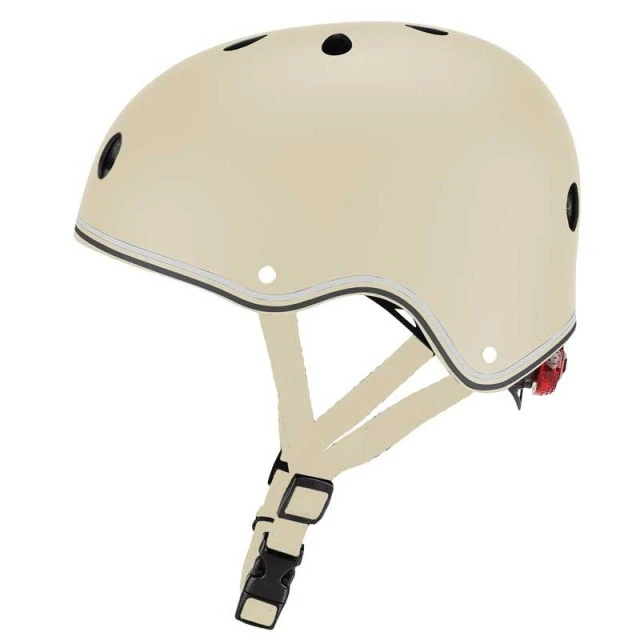 Παιδικό κράνος ποδηλάτου και σκούτερ Globber Primo Lights XS/S (48-53CM) - μπεζ