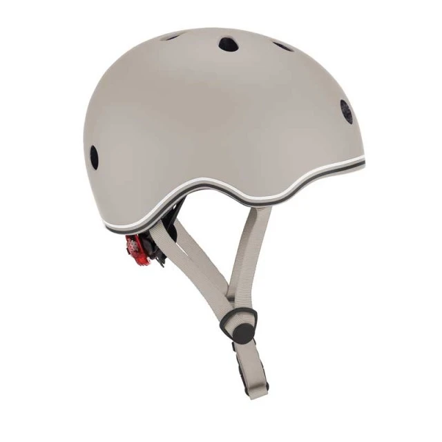 Παιδικό Κράνος Σκούτερ Globber Go Up Lights, XXS/XS (45-51cm) - Γκρι