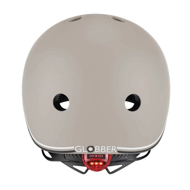 Παιδικό Κράνος Σκούτερ Globber Go Up Lights, XXS/XS (45-51cm) - Γκρι