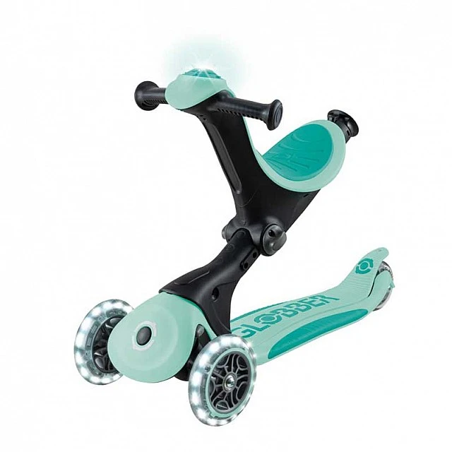 Πατίνι 5 σε 1 GLOBBER GO UP DELUXE LITS 360° - πράσινο μέντας