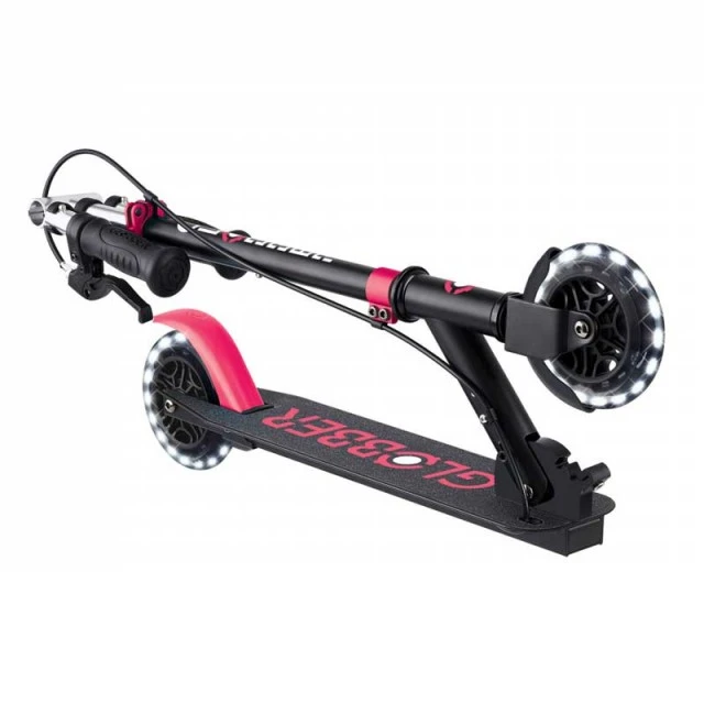 Πατίνι με χειρόφρενο FLOW ELEMENT JUNIOR LITS, μαύρο-ροζ