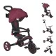 Παιδικό τρίκυκλο 4 σε 1 GLOBBER EXPLORER TRIKE ΠΤΥΣΣΟΜΕΝΟ, πτυσσόμενο, μπορντό χρώμα