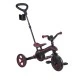 Παιδικό τρίκυκλο 4 σε 1 GLOBBER EXPLORER TRIKE ΠΤΥΣΣΟΜΕΝΟ, πτυσσόμενο, μπορντό χρώμα