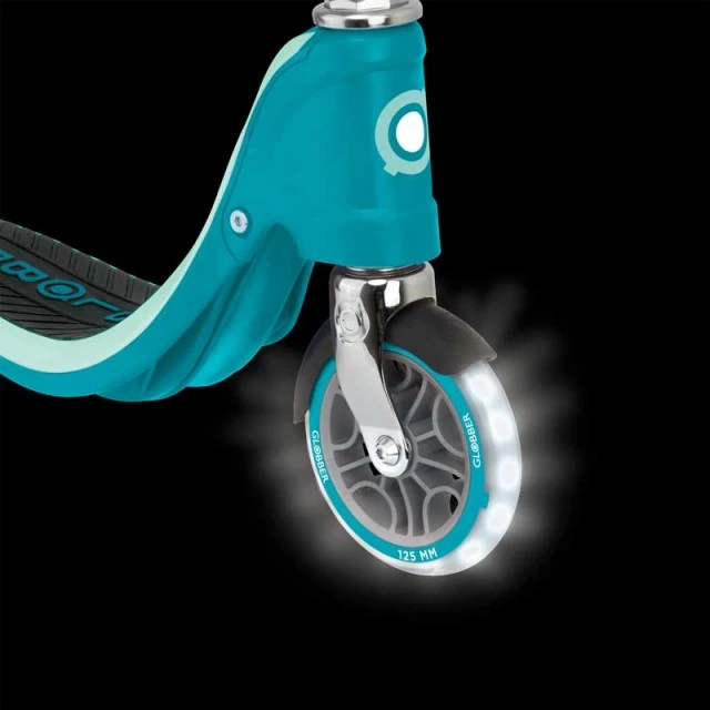 Δίτροχο φωτιζόμενο σκούτερ FLOW 125 LIGHTS - μπλε-πράσινο