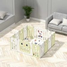 Φράχτης μωρού για ασφαλές παιχνίδι, Πράσινη κουκουβάγια