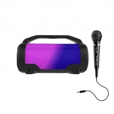 Ηχείο Bluetooth καραόκε με μικρόφωνο, μαύρο