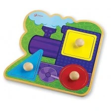 Ξύλινο παζλ - τρένο