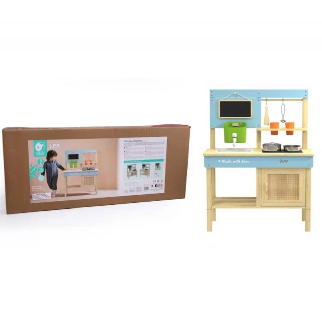 Ξύλινη κουζίνα κήπου για παιδιά Classic World 90 cm – 3+ ετών