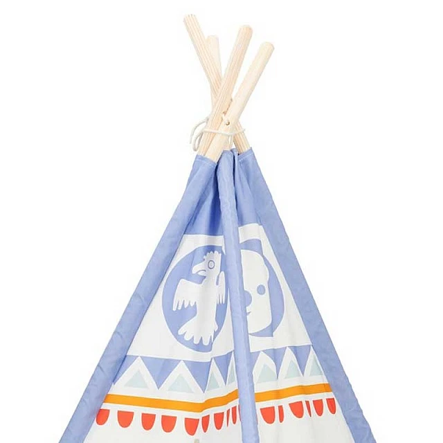 Παιδική ινδική σκηνή Classic World - Tipi blue