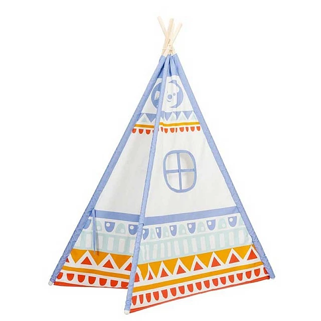 Παιδική ινδική σκηνή Classic World - Tipi blue