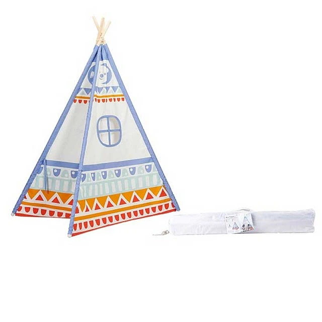 Παιδική ινδική σκηνή Classic World - Tipi blue