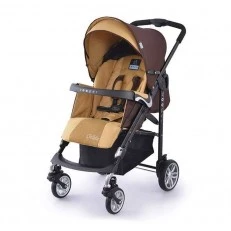 Καρότσι Zooper Waltz Khaki Plaid, σε συνδυασμό με καφέ και μπεζ