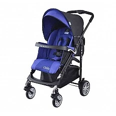 Καρότσι Zooper Waltz Royal Blue Plaid, σε συνδυασμό με μπλε βασιλικό και μαύρο