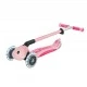 Globber Go Up Deluxe Flash Lights παιδικό αναδιπλούμενο σκούτερ με γονικό έλεγχο, ροζ