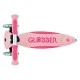 Globber Go Up Deluxe Flash Lights παιδικό αναδιπλούμενο σκούτερ με γονικό έλεγχο, ροζ