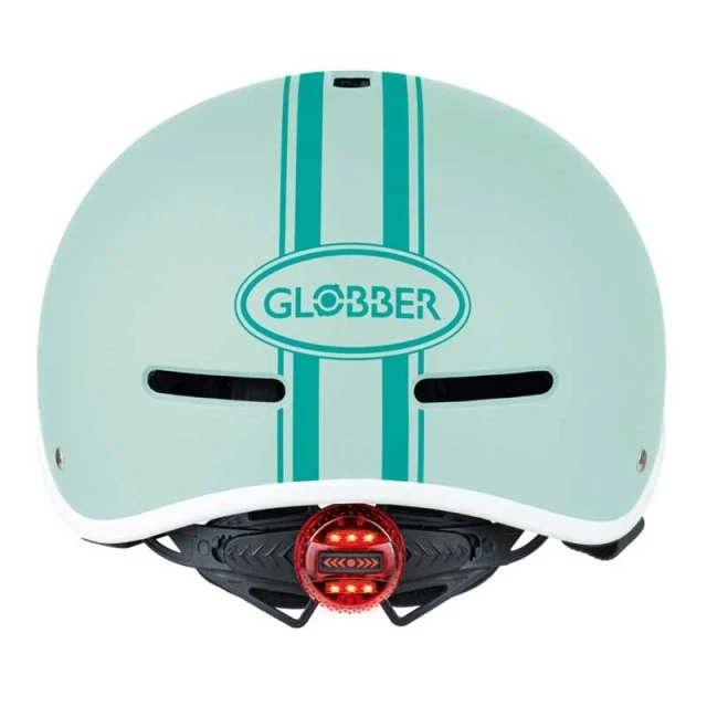 Φωτεινό παιδικό κράνος Globber Master XS/S (47-51cm), πράσινο της μέντας