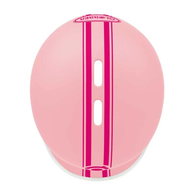 Φωτεινό παιδικό κράνος Globber Master XS/S (47-51cm), παστέλ ροζ