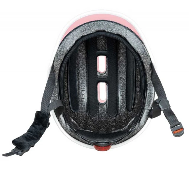 Φωτεινό παιδικό κράνος Globber Master XS/S (47-51cm), παστέλ ροζ