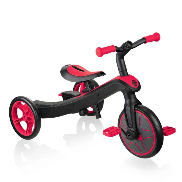 Παιδικό τρίκυκλο 3 σε 1 Globber Trike Explorer - κόκκινο