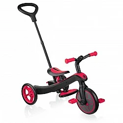 Παιδικό τρίκυκλο 3 σε 1 Globber Trike Explorer - κόκκινο