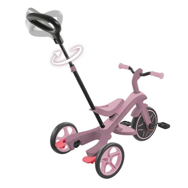 Παιδικό τρίκυκλο 4 σε 1 GLOBBER EXPLORER TRIKE ECOLOGIC, μούρο