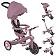 Παιδικό τρίκυκλο 4 σε 1 GLOBBER EXPLORER TRIKE ECOLOGIC, μούρο
