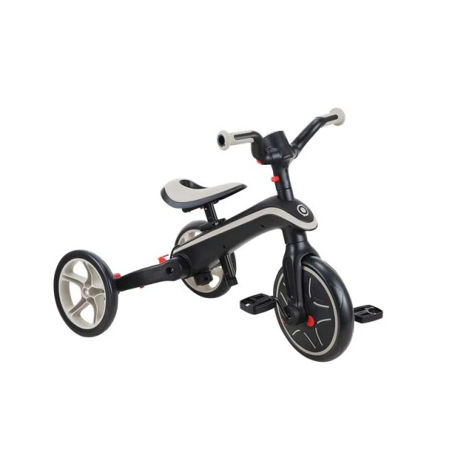 Παιδικό τρίκυκλο 4 σε 1 GLOBBER EXPLORER TRIKE FOLDABLE, αναδιπλούμενο, μπεζ χρώμα