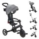 Παιδικό τρίκυκλο 4 σε 1 GLOBBER EXPLORER TRIKE FOLDABLE, αναδιπλούμενο, γκρι-μαύρο χρώμα