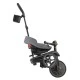 Παιδικό τρίκυκλο 4 σε 1 GLOBBER EXPLORER TRIKE FOLDABLE, αναδιπλούμενο, γκρι-μαύρο χρώμα