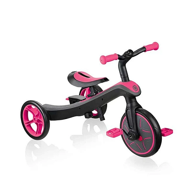Παιδικό τρίκυκλο 4 σε 1 Globber Trike Explorer, ροζ