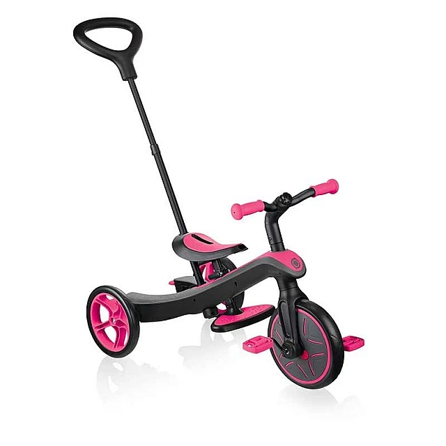 Παιδικό τρίκυκλο 4 σε 1 Globber Trike Explorer, ροζ