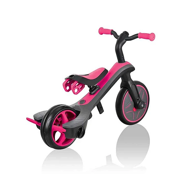 Παιδικό τρίκυκλο 4 σε 1 Globber Trike Explorer, ροζ