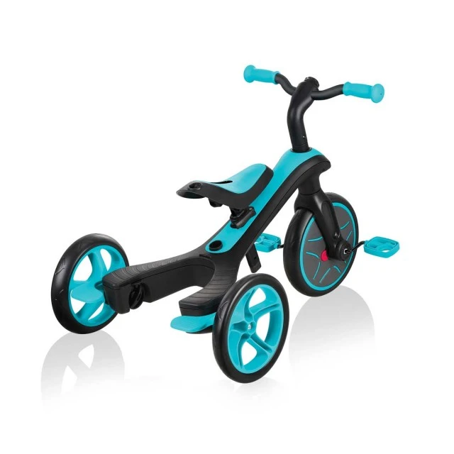 Παιδικό τρίκυκλο 4 σε 1, Globber Trike Explorer μπλε-πράσινο
