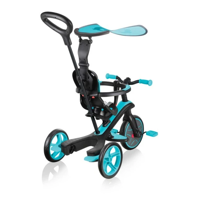 Παιδικό τρίκυκλο 4 σε 1, Globber Trike Explorer μπλε-πράσινο