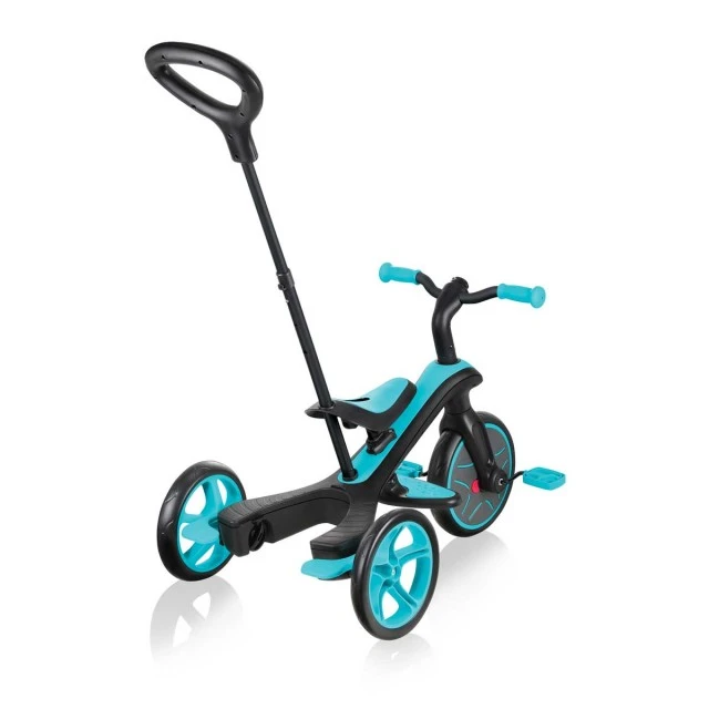 Παιδικό τρίκυκλο 4 σε 1, Globber Trike Explorer μπλε-πράσινο