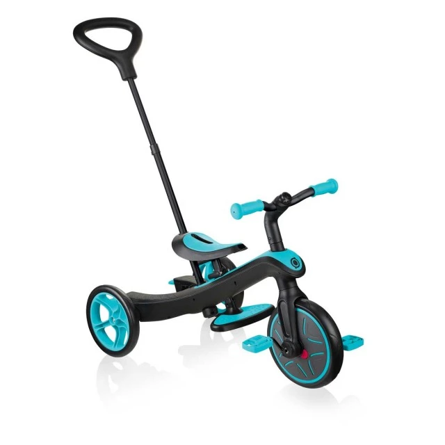 Παιδικό τρίκυκλο 4 σε 1, Globber Trike Explorer μπλε-πράσινο
