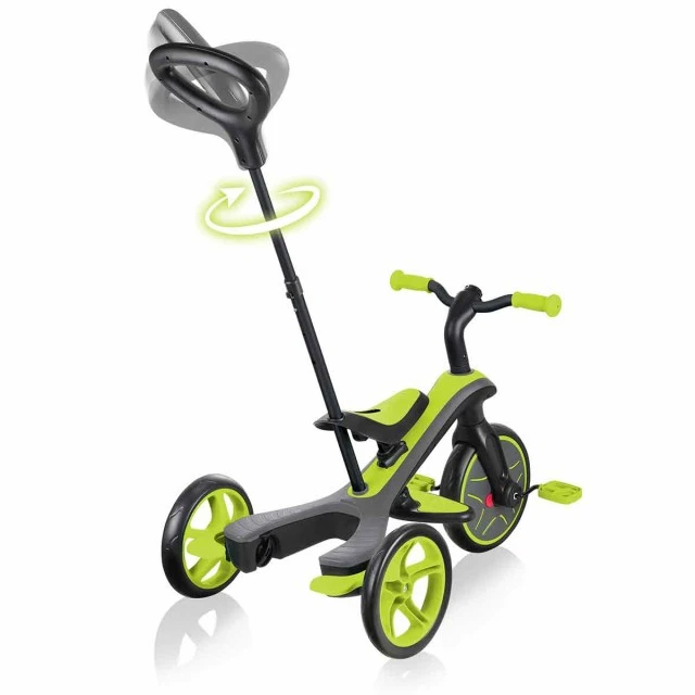 Παιδικό τρίκυκλο 4 σε 1 Globber Trike Explorer, πράσινο