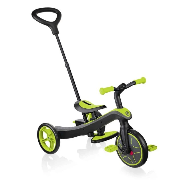 Παιδικό τρίκυκλο 4 σε 1 Globber Trike Explorer, πράσινο
