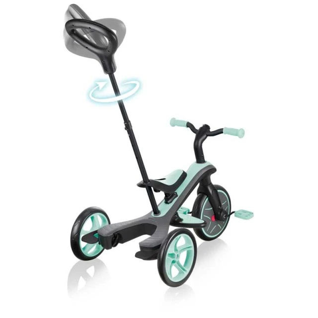 Παιδικό τρίκυκλο 4 σε 1 Globber Trike Explorer, τιρκουάζ