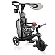 Παιδικό τρίκυκλο Globber Explorer Trike 4 σε 1 Deluxe Play - μαύρο
