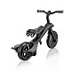 Παιδικό τρίκυκλο Globber Explorer Trike 4 σε 1 Deluxe Play - μαύρο